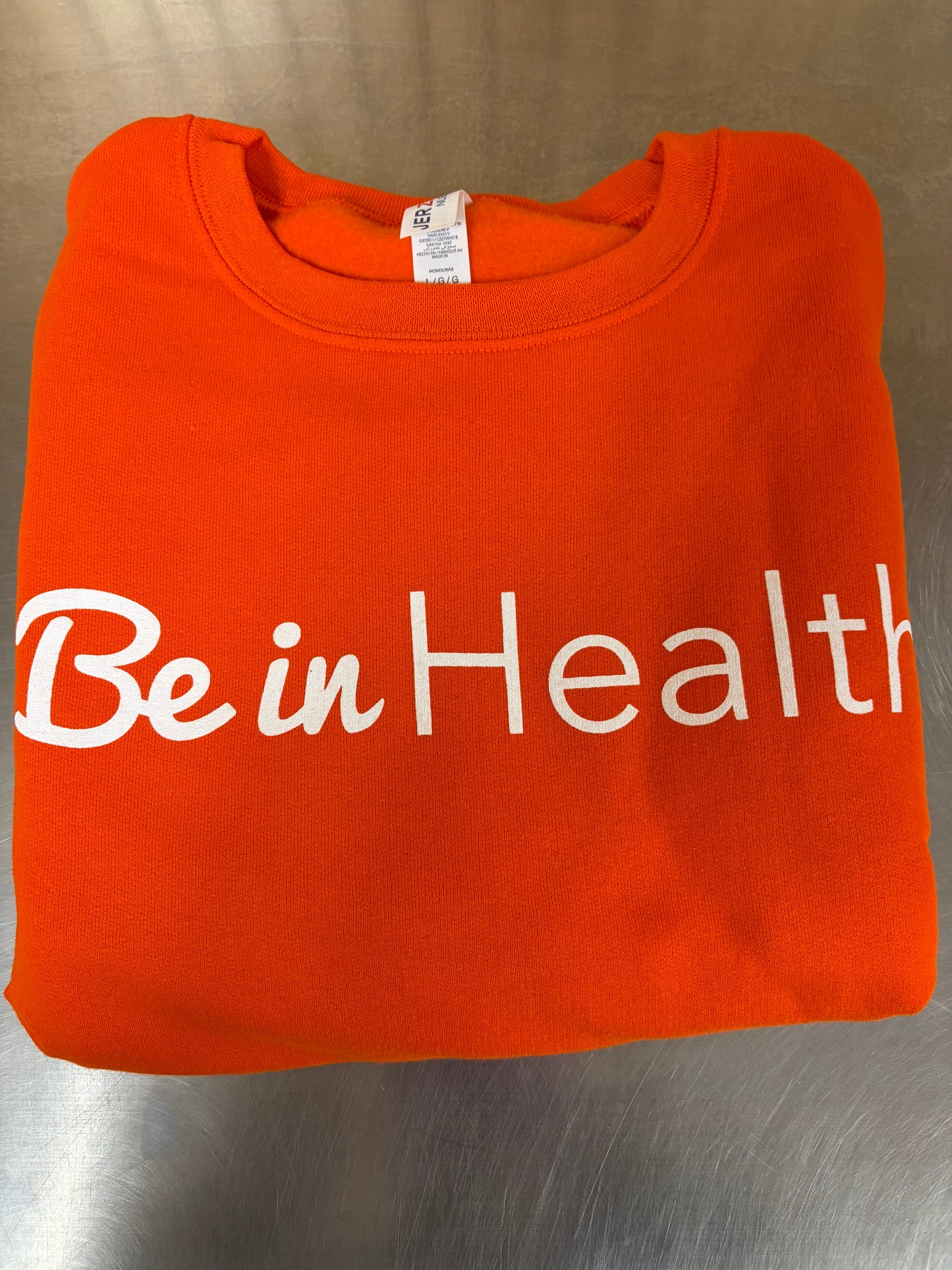 Be in Health Sweat-Shirts - Burnt Orange