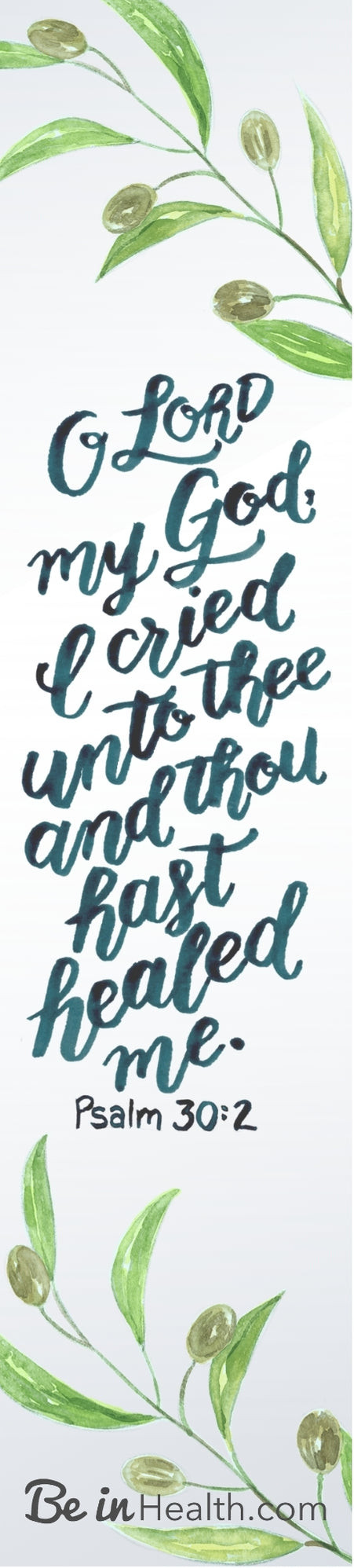 Scripture Art Bookmark