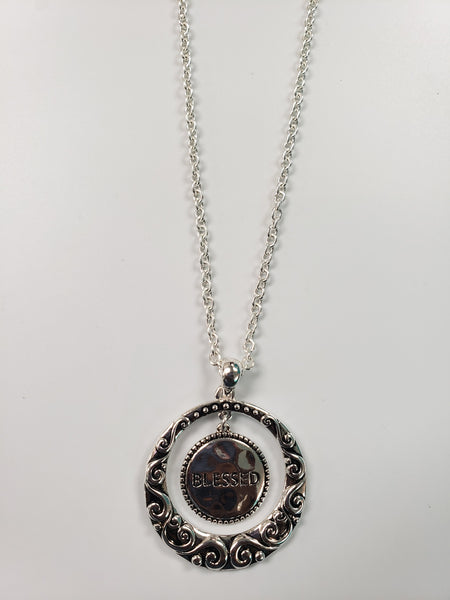 Blessed silver Necklace