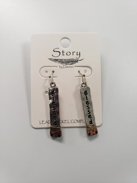 Blessed Dangle Earrings