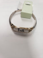 Faith Glass stretch Bracelet